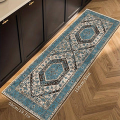 Boho Kitchen Floor Mat Vintage Persian Style Washable Runner Rug