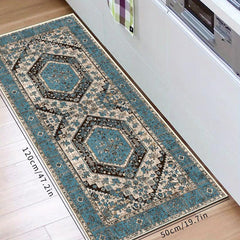Boho Kitchen Floor Mat Vintage Persian Style Washable Runner Rug