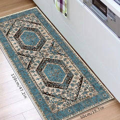 Boho Kitchen Floor Mat Vintage Persian Style Washable Runner Rug