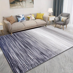 Nordic Abstract Velvet Carpet TPR Anti Slip Living Room Sofa Bedroom Floor