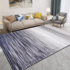 Nordic Abstract Velvet Carpet TPR Anti Slip Living Room Sofa Bedroom Floor