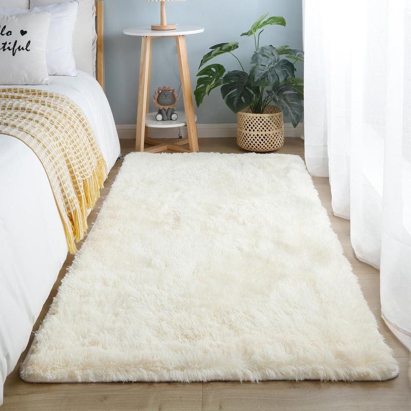 Soft Plush Area Rug 31.5 X 62.9 Non-slip Shaggy Fluffy Carpet