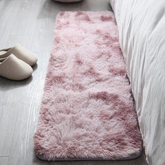 Soft Area Rug Fluffy Non-slip Fuzzy Shag Plush Tie Dyed Carpet