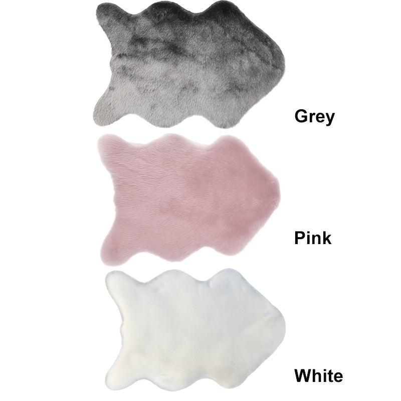Soft Fluffy Faux Fur Sheepskin Rug Decorative Shaggy Carpet