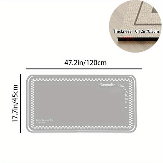 Soft Thickened Kitchen Floor Mat Non slip Waterproof Quick Dry Mat