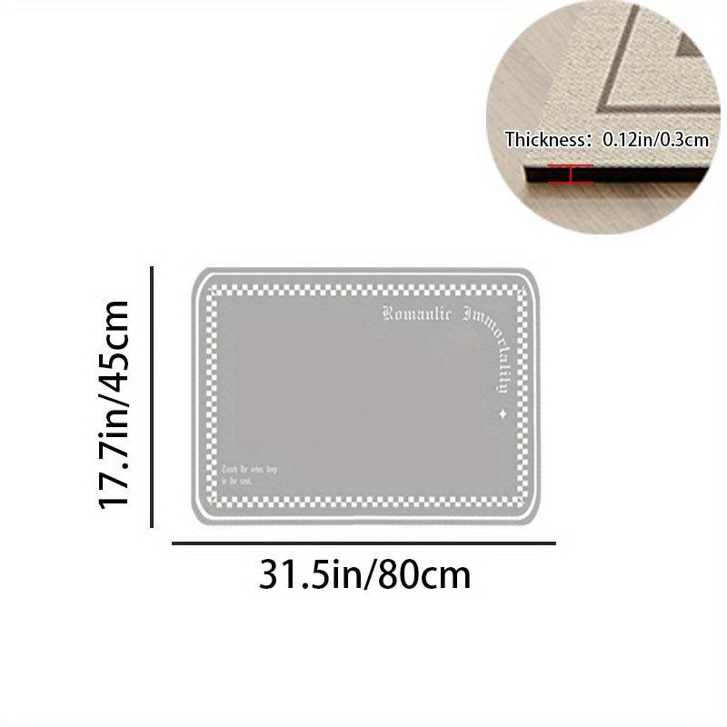 Soft Thickened Kitchen Floor Mat Non slip Waterproof Quick Dry Mat