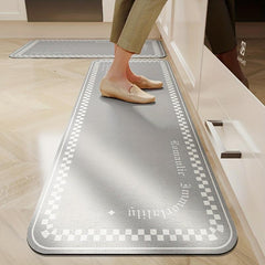 Soft Thickened Kitchen Floor Mat Non slip Waterproof Quick Dry Mat