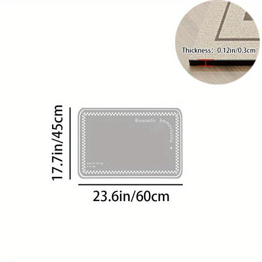 Soft Thickened Kitchen Floor Mat Non slip Waterproof Quick Dry Mat