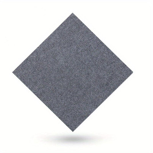 10pcs Adhesive Non Slip Floor Mats 12x12in Easy Install Washable Indoor