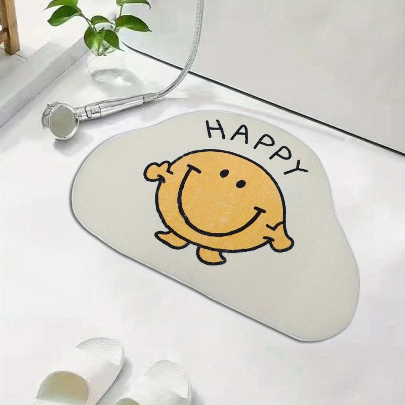 Cartoon Bath Rug Soft Absorbent Bath Mat Non Slip
