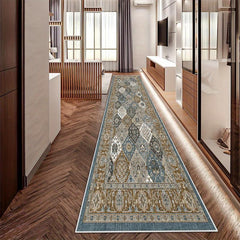 Moroccan Trellis Hallway Runner Washable Rug Non Slip Boho Area Rug