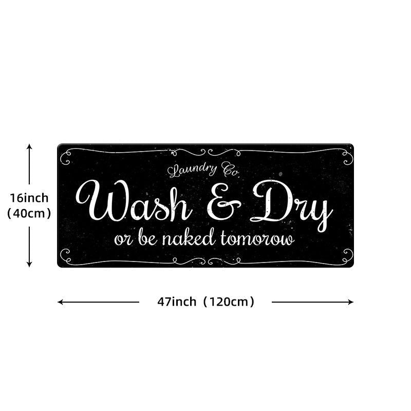 Non Slip Laundry Rug Mat Quick Absorbent Washable Runner Rugs For Kitchen Floor
