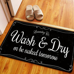 Non Slip Laundry Rug Mat Quick Absorbent Washable Runner Rugs For Kitchen Floor