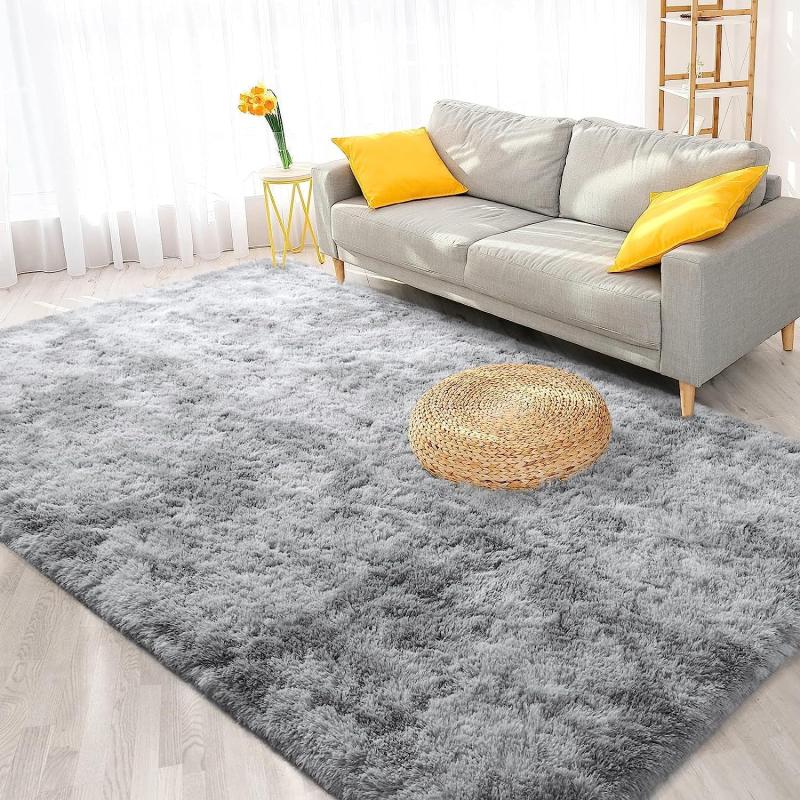Soft Shaggy Throw Rug for Bedroom Dorm, Fluffy Fuzzy Carpet for Nursery