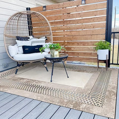 French Light Minimalist Outdoor Floor Mat Carpet
