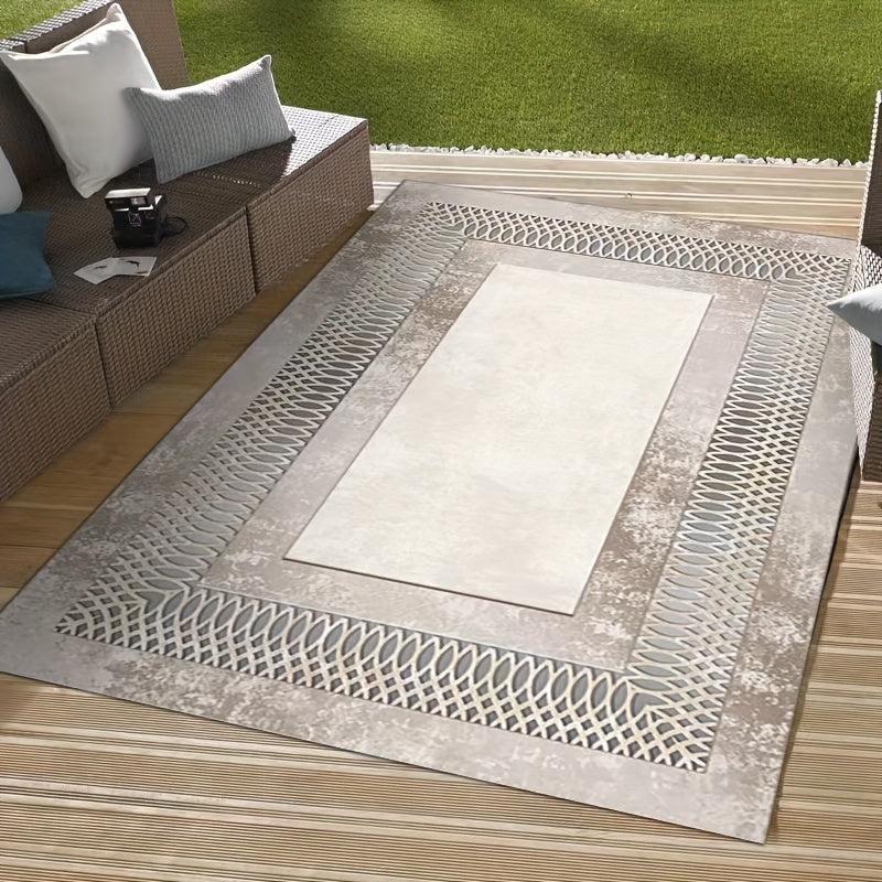 French Light Minimalist Outdoor Floor Mat Carpet