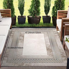 French Light Minimalist Outdoor Floor Mat Carpet