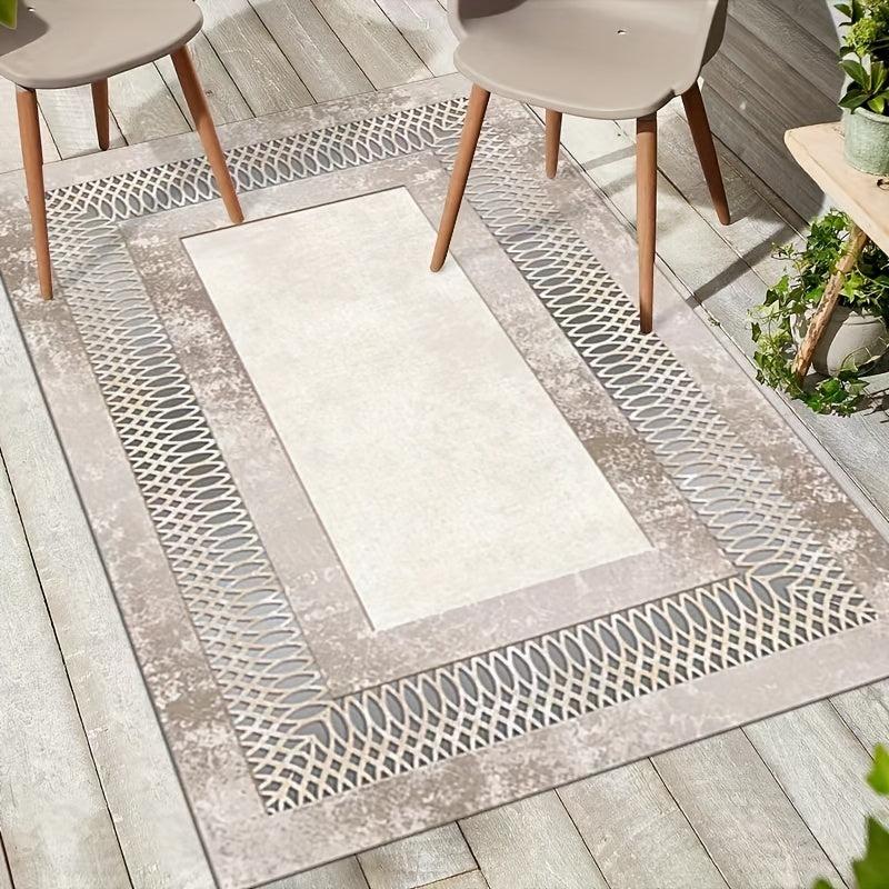 French Light Minimalist Outdoor Floor Mat Carpet