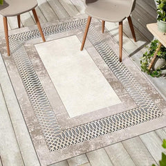 French Light Minimalist Outdoor Floor Mat Carpet
