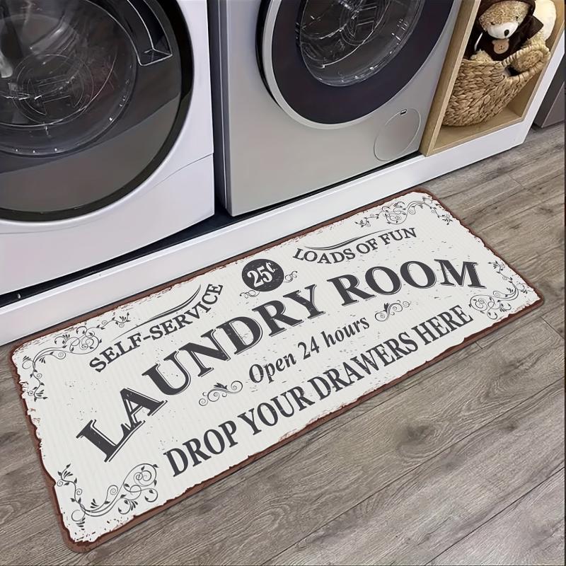 Quick Dry Laundry Rug Non Slip Ultra Absorbent