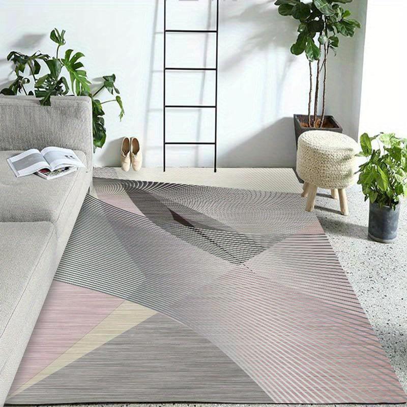 Soft Velvet Area Rug with TPR Anti slip Bottom