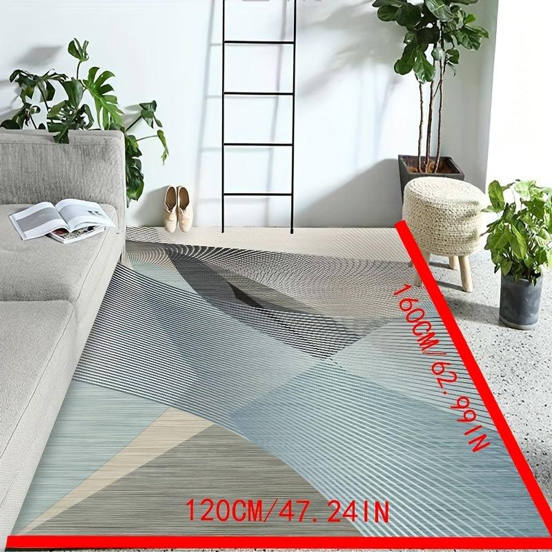 Soft Velvet Area Rug with TPR Anti slip Bottom