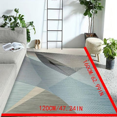 Soft Velvet Area Rug with TPR Anti slip Bottom
