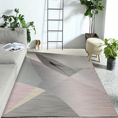 Soft Velvet Area Rug with TPR Anti slip Bottom