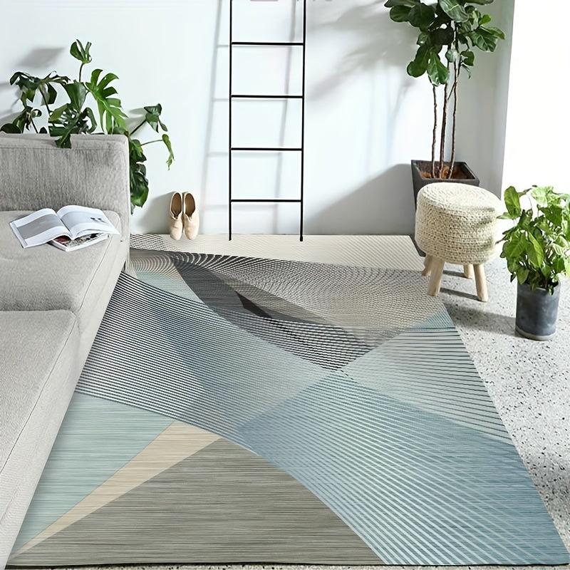 Soft Velvet Area Rug with TPR Anti slip Bottom