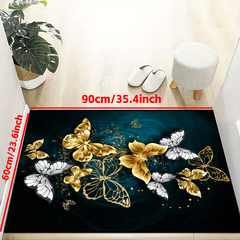 Colorful Butterfly Doormat Non slip Floor Rug Mat