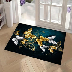 Colorful Butterfly Doormat Non slip Floor Rug Mat
