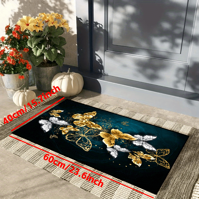 Colorful Butterfly Doormat Non slip Floor Rug Mat