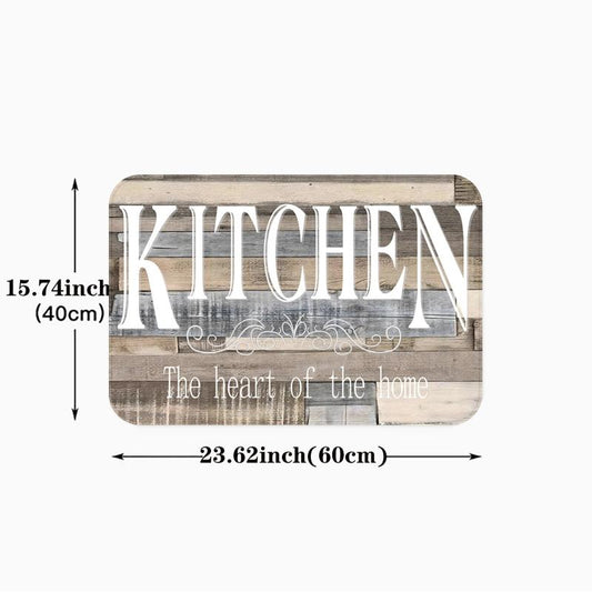 Non Slip Kitchen Rug Printed Floor Mat Indoor Outdoor Home Room Decor