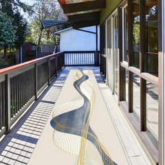 Minimalist Abstract Long Carpet for Home Decoration Floor Mats