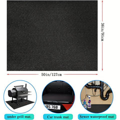 Fireproof Grill Mat 91x44x127 cm