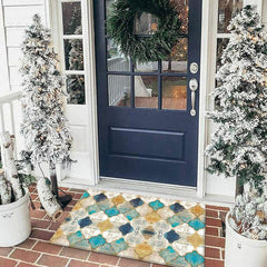 Moroccan Ethnic Style Bath Mat Anti-slip Bathroom Rug