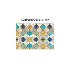 Moroccan Ethnic Style Bath Mat Anti-slip Bathroom Rug