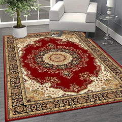 Large Floral Vintage Boho Area Rug Stain Resistant Washable