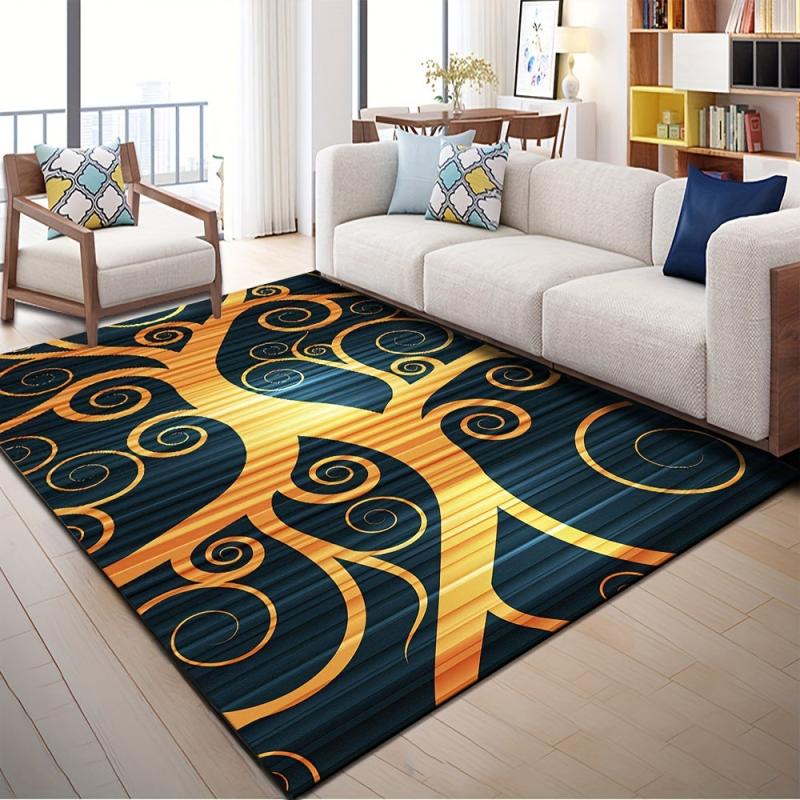 Crystal Velvet Floor Mat Modern Non-slip Carpet 47.24x62.99in