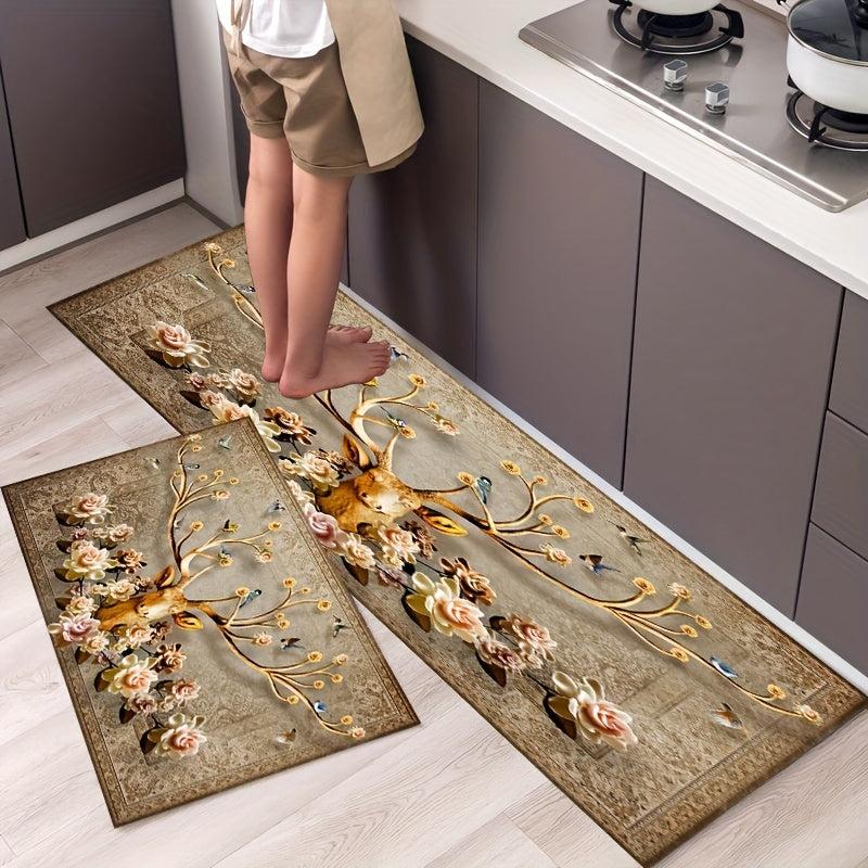 Anti Fatigue Kitchen Mat Absorbent Washable Non Slip Entrance Doormats