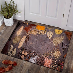 Soft Kitchen Rug Cushioned Anti Fatigue Waterproof Non Slip Set Runner Bedside