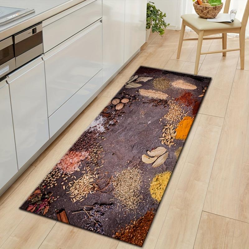 Soft Kitchen Rug Cushioned Anti Fatigue Waterproof Non Slip Set Runner Bedside