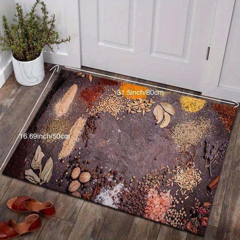 Soft Kitchen Rug Cushioned Anti Fatigue Waterproof Non Slip Set Runner Bedside