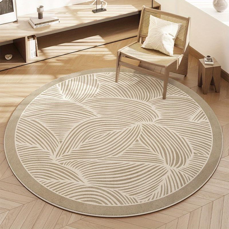 Round Floral Office Chair Mat 81