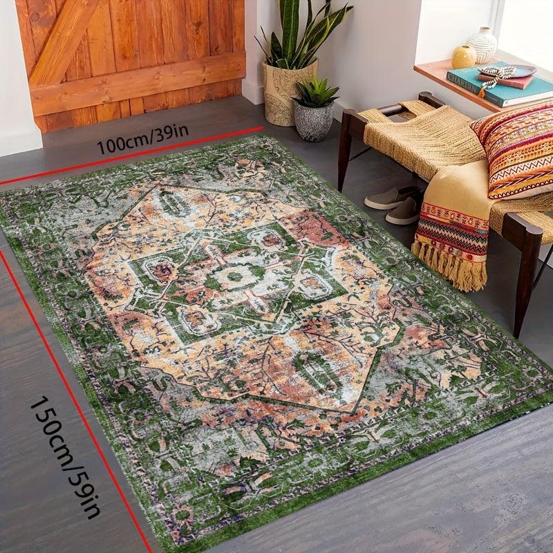 Vintage Persian Boho Area Rug Kitchen Rug Bath Mat Absorbent Entrance Doormats