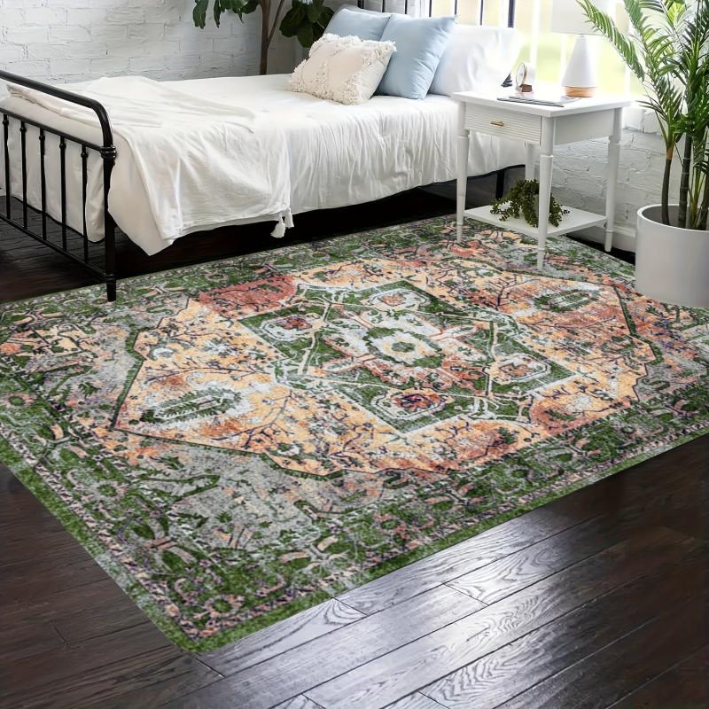 Vintage Persian Boho Area Rug Kitchen Rug Bath Mat Absorbent Entrance Doormats