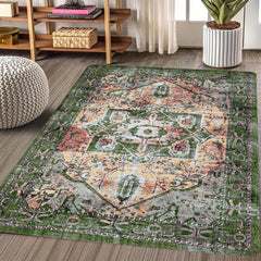 Vintage Persian Boho Area Rug Kitchen Rug Bath Mat Absorbent Entrance Doormats