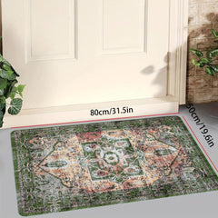 Vintage Persian Boho Area Rug Kitchen Rug Bath Mat Absorbent Entrance Doormats