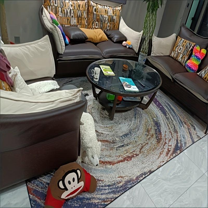 Modern Abstract Area Rug Soft Floor Carpet Living Room Bedroom Machine Washable