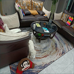 Modern Abstract Area Rug Soft Floor Carpet Living Room Bedroom Machine Washable